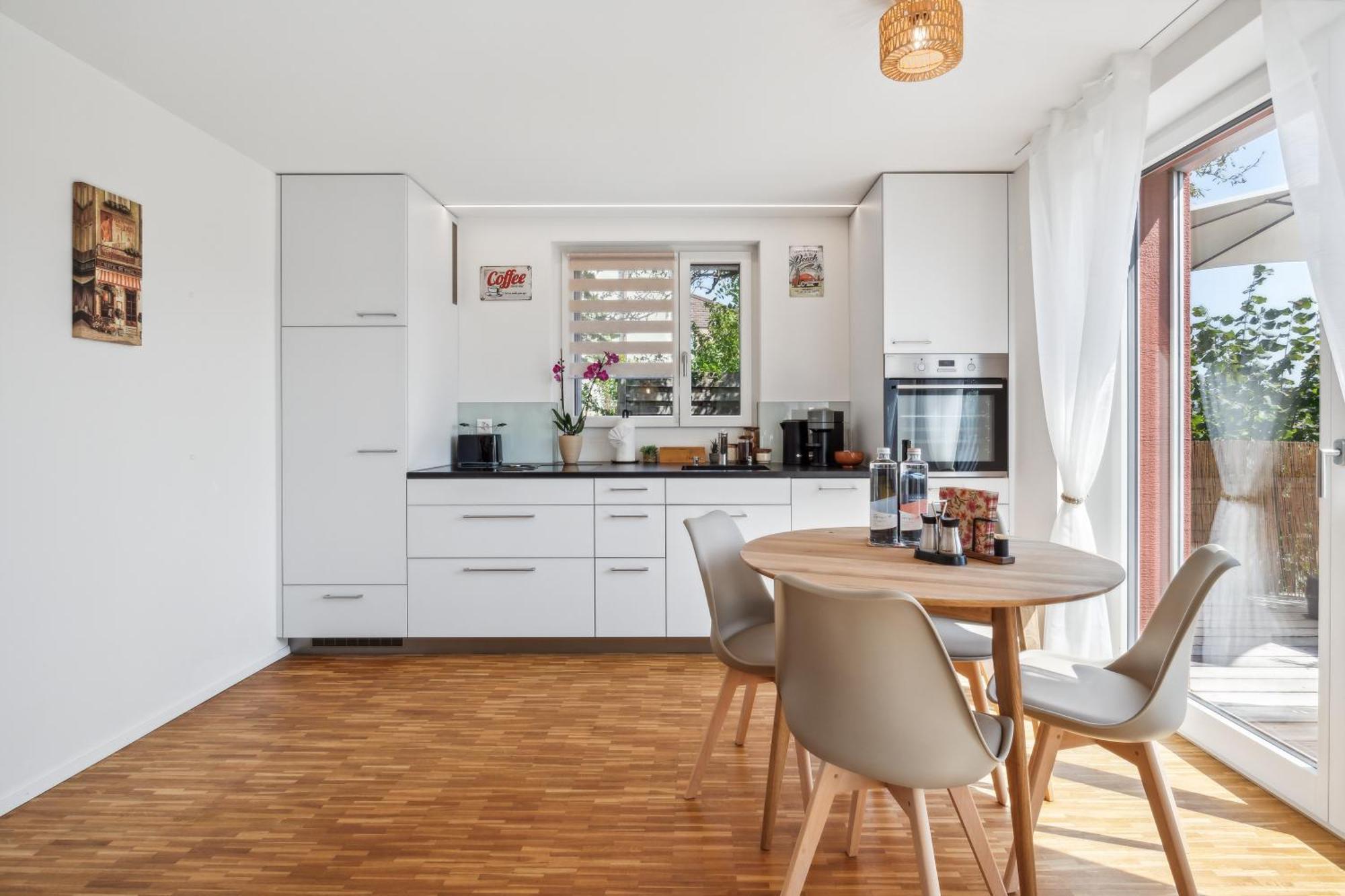 Business I Family Apartment I 1-4 Personen - Aare Blick, Nahe Altstadt I Beamer - 99" Leinwand I Terrassen Lounge Und Parkplatz Brugg  Εξωτερικό φωτογραφία